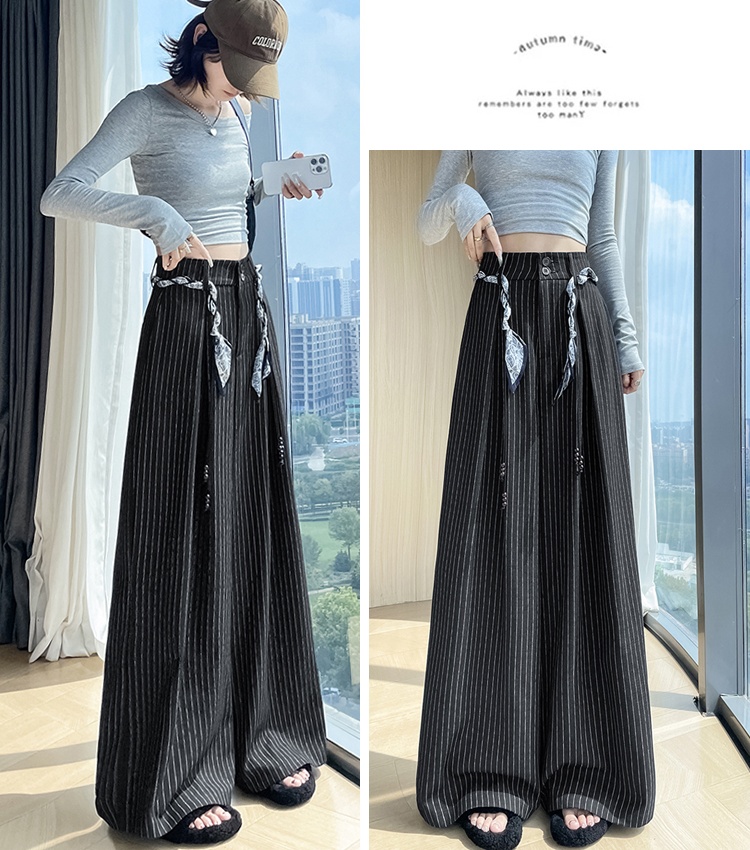 Casual business suit drape wide leg pants for women