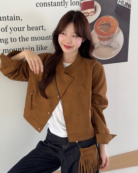 Autumn and winter retro tops for women