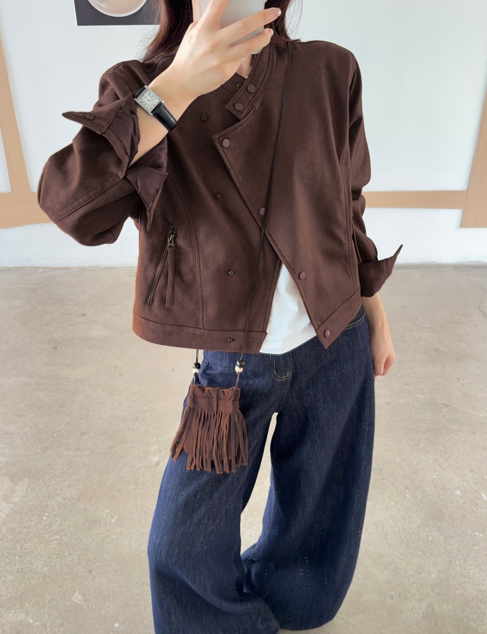 Autumn and winter retro tops for women