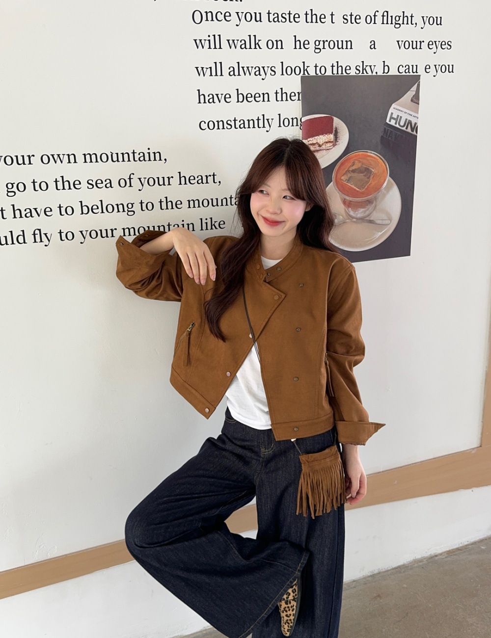 Autumn and winter retro tops for women