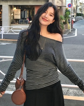 Spicegirl stripe T-shirt fashion tops for women