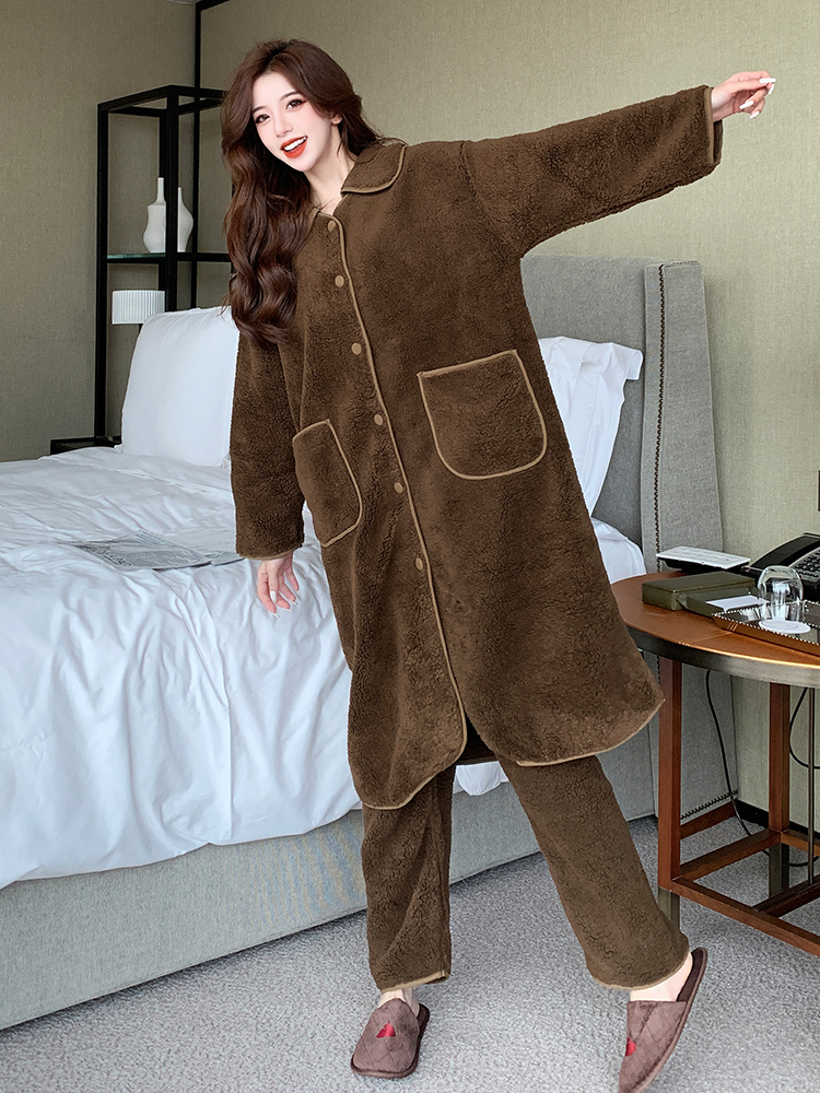 Light luxury nightgown pajamas a set for women