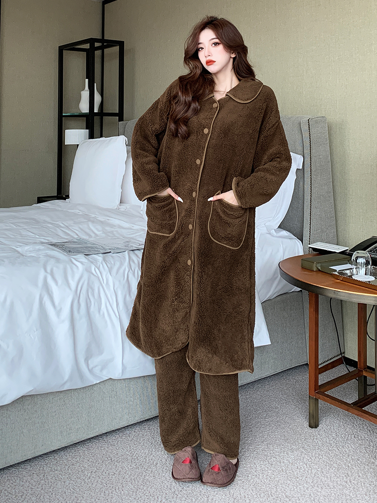 Light luxury nightgown pajamas a set for women