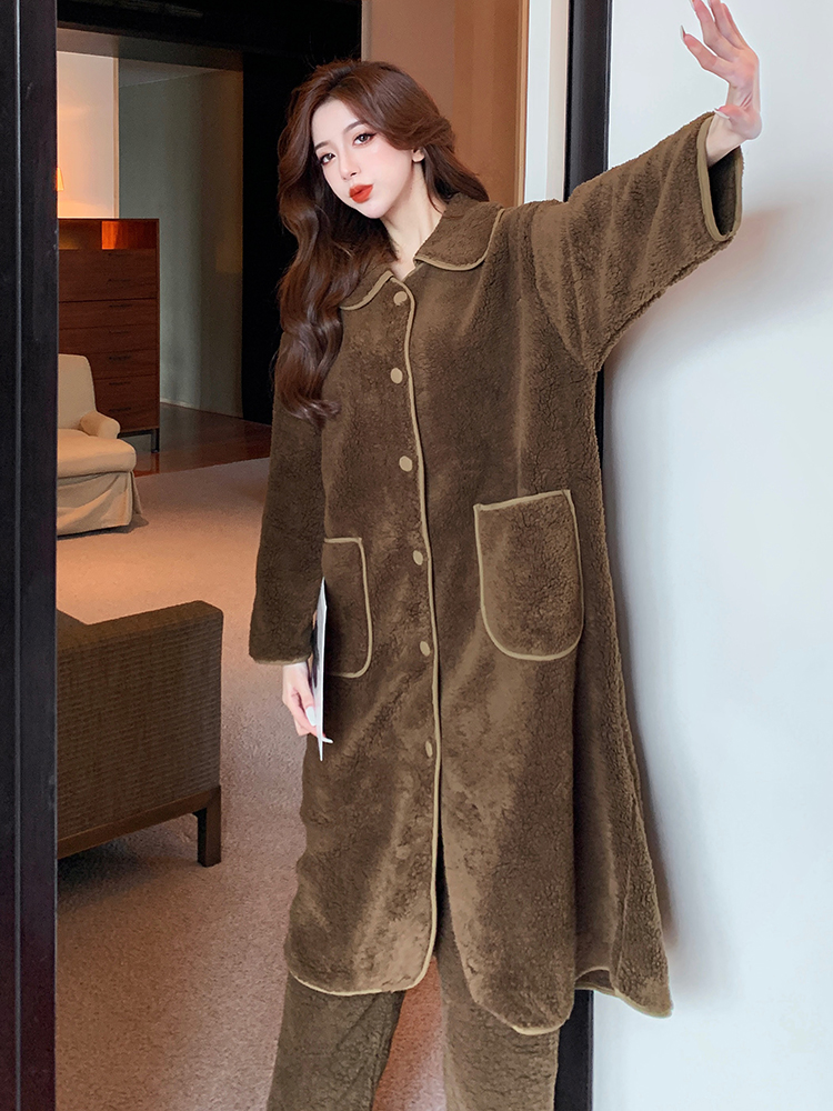 Light luxury nightgown pajamas a set for women