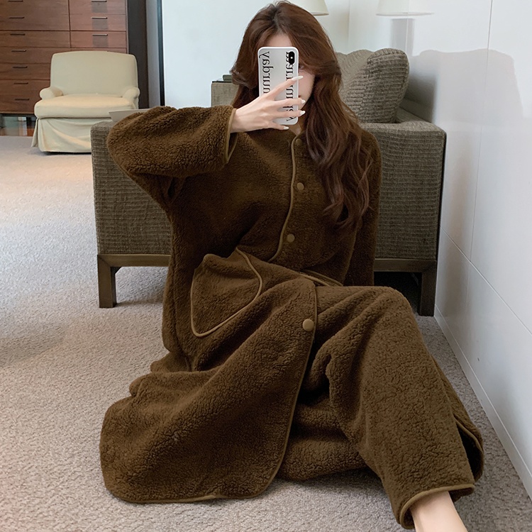 Light luxury nightgown pajamas a set for women
