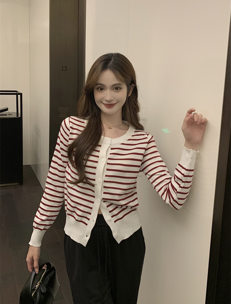 Autumn outside the ride cardigan knitted coat for women