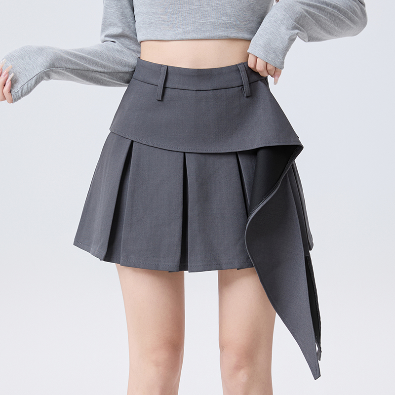 Slim short skirt irregular skirt for women