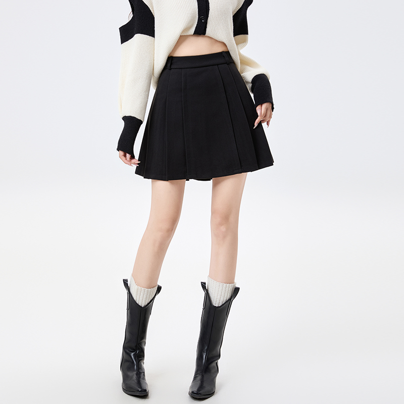 Pleated Korean style skirt college style Casual short skirt