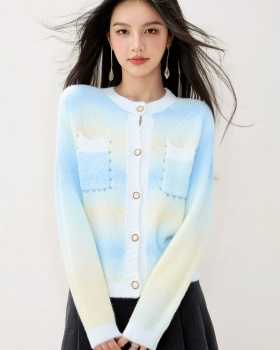 Western style unique tender coat chanelstyle autumn cardigan
