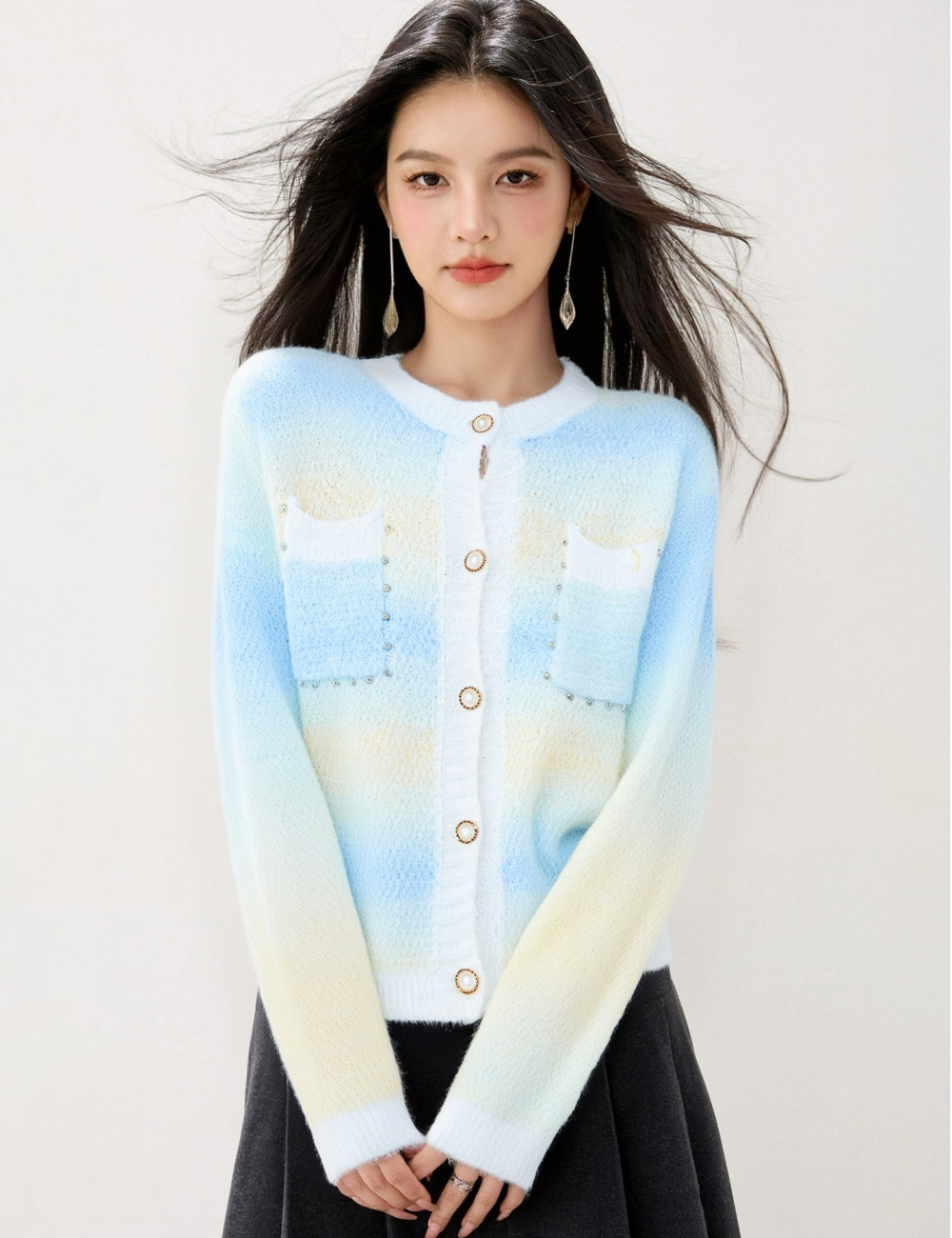 Western style unique tender coat chanelstyle autumn cardigan