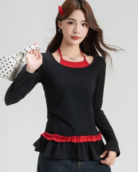 Ballet bottoming shirt enticement T-shirt for women