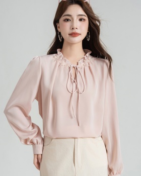 Tender profession shirt France style long sleeve tops
