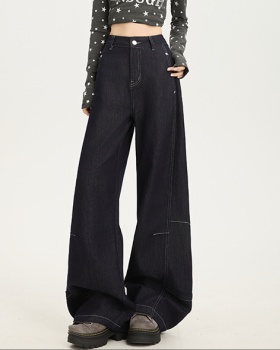American style mopping loose retro jeans for women