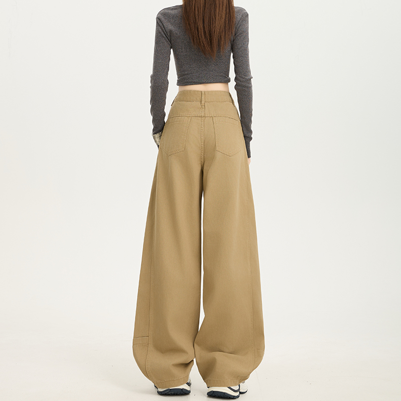 American style mopping loose retro jeans for women