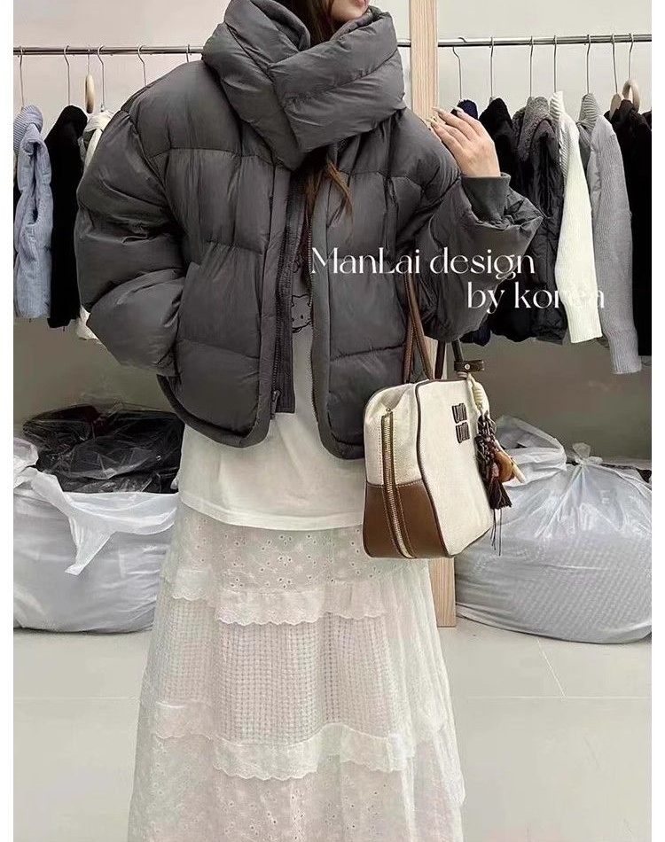 Niche short coat student cotton coat for women