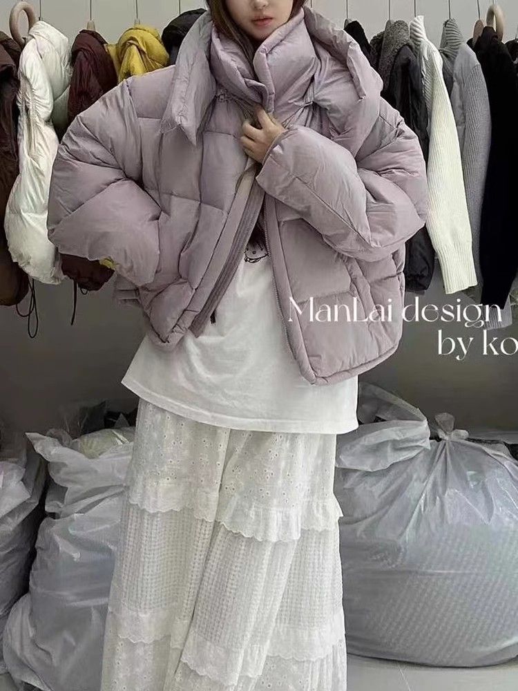 Niche short coat student cotton coat for women