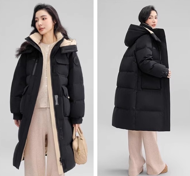 Winter loose Korean style cotton coat thick hooded coat