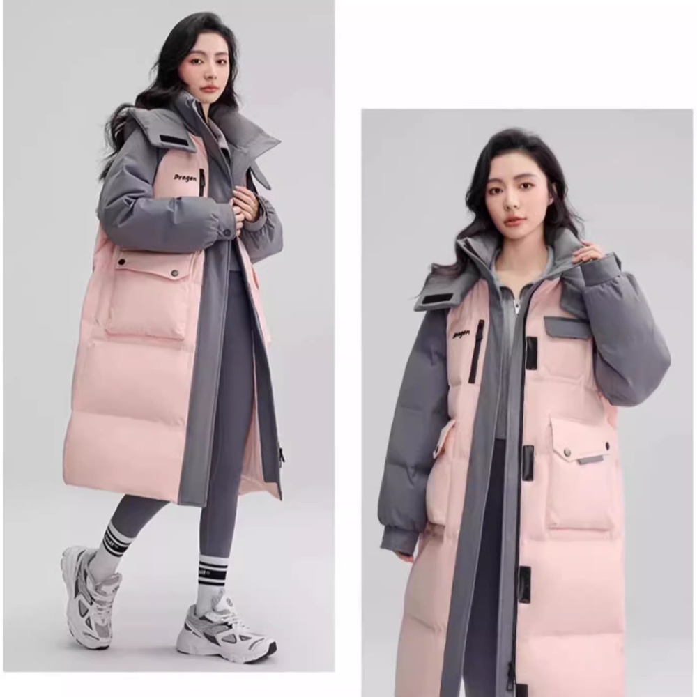 Winter loose Korean style cotton coat thick hooded coat