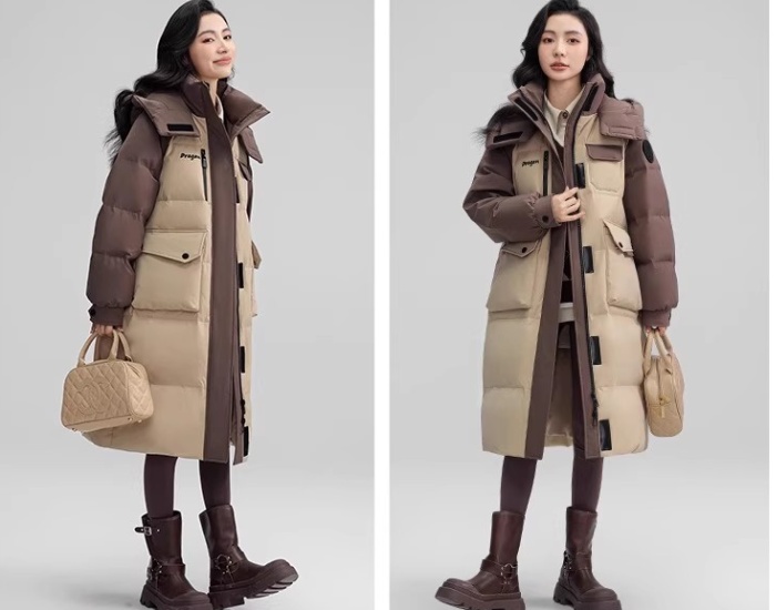 Winter loose Korean style cotton coat thick hooded coat