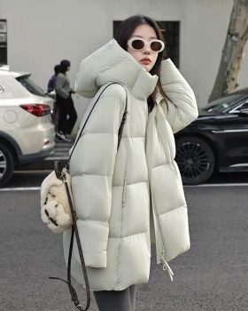 Ultralight long winter down cotton coat