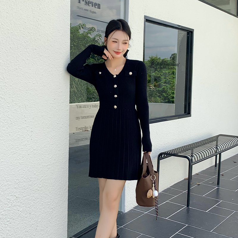 Inside the ride sweater dress bottoming dress for women