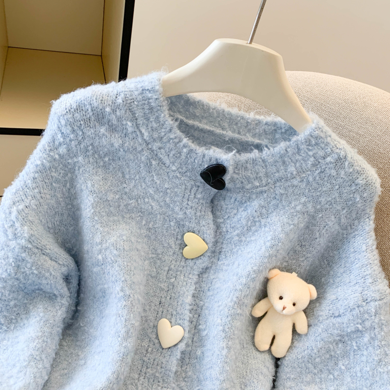 Autumn and winter coat with cubs sweater for women