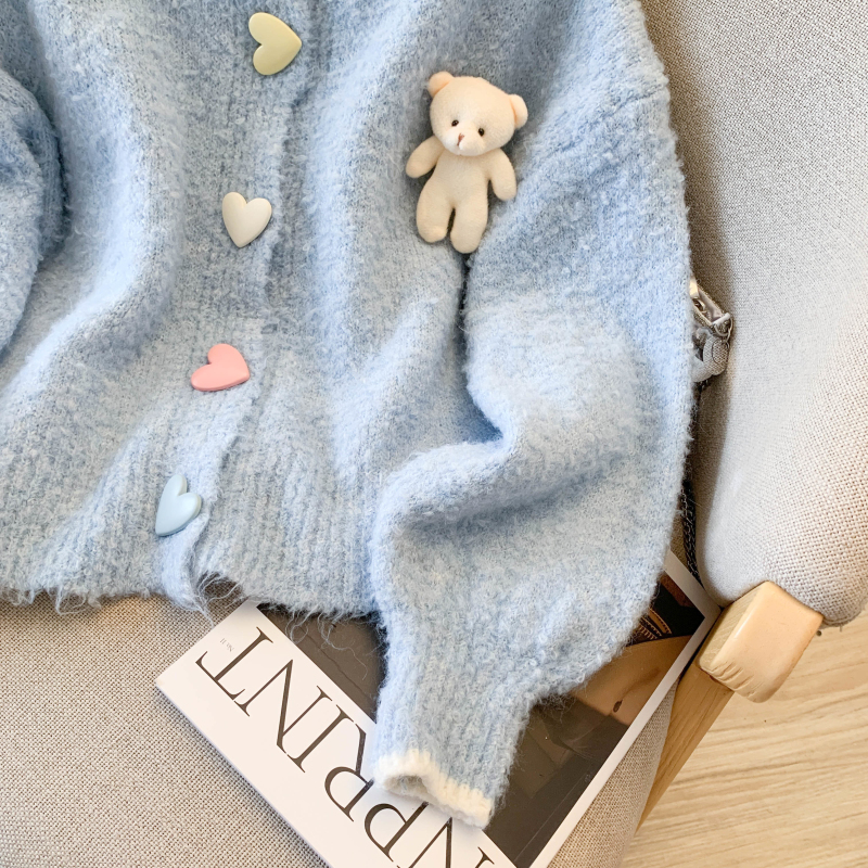 Autumn and winter coat with cubs sweater for women