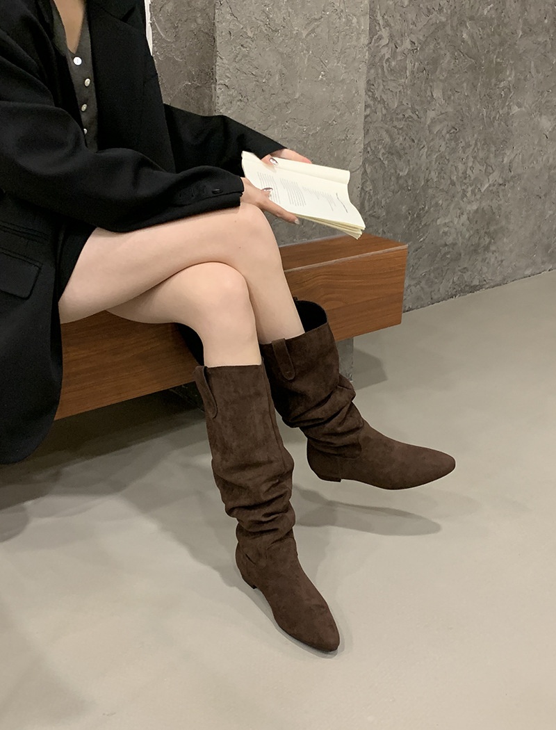 Fashion autumn and winter boots Korean style thigh boots
