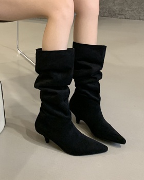 High-heeled boots commuting thigh boots for women