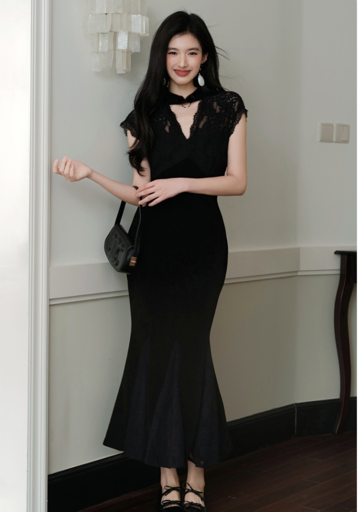 Autumn and winter dress France style cheongsam