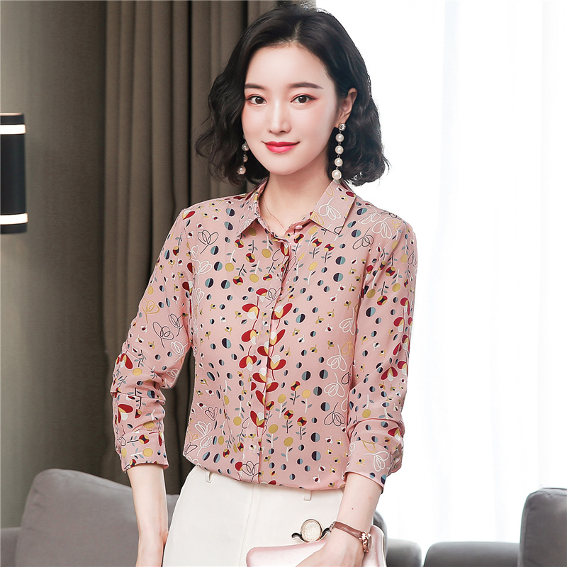 Niche temperament tops autumn long sleeve shirt for women