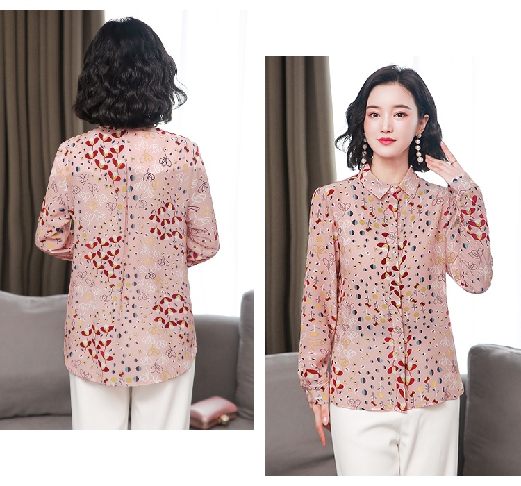 Niche temperament tops autumn long sleeve shirt for women