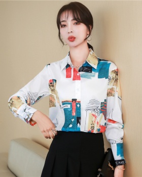 Spring and autumn long sleeve coat autumn niche tops