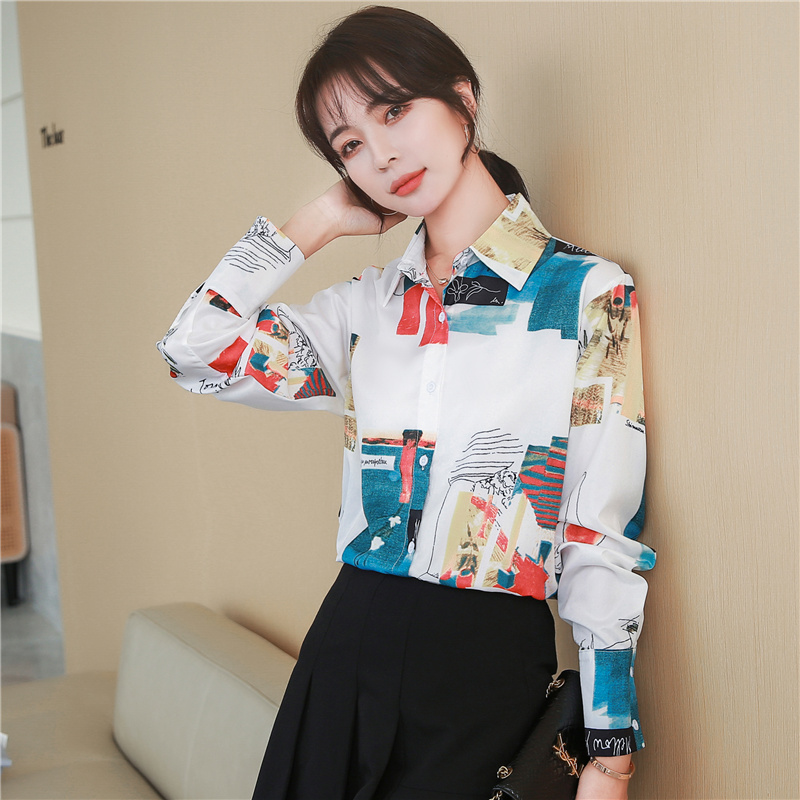 Spring and autumn long sleeve coat autumn niche tops