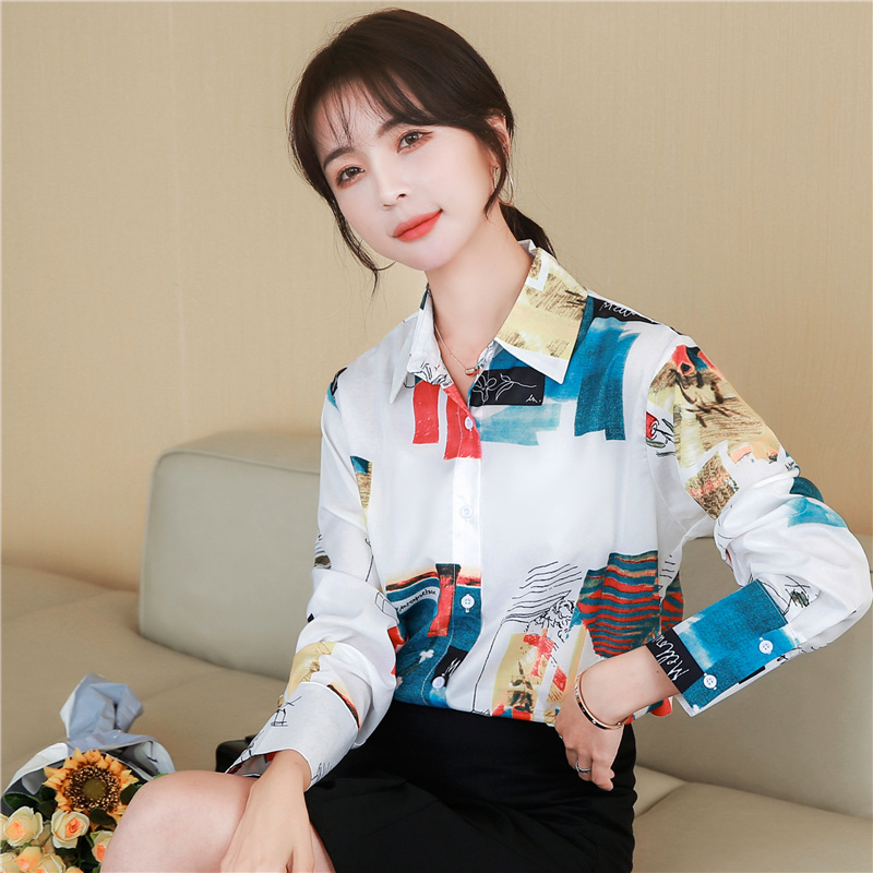 Spring and autumn long sleeve coat autumn niche tops