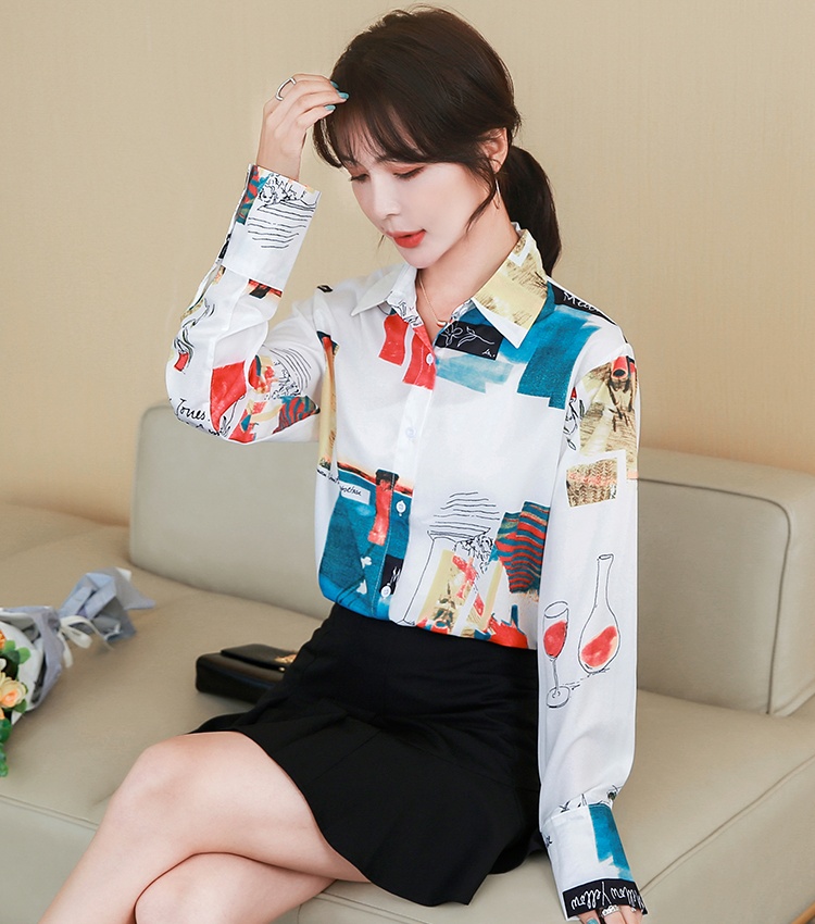 Spring and autumn long sleeve coat autumn niche tops