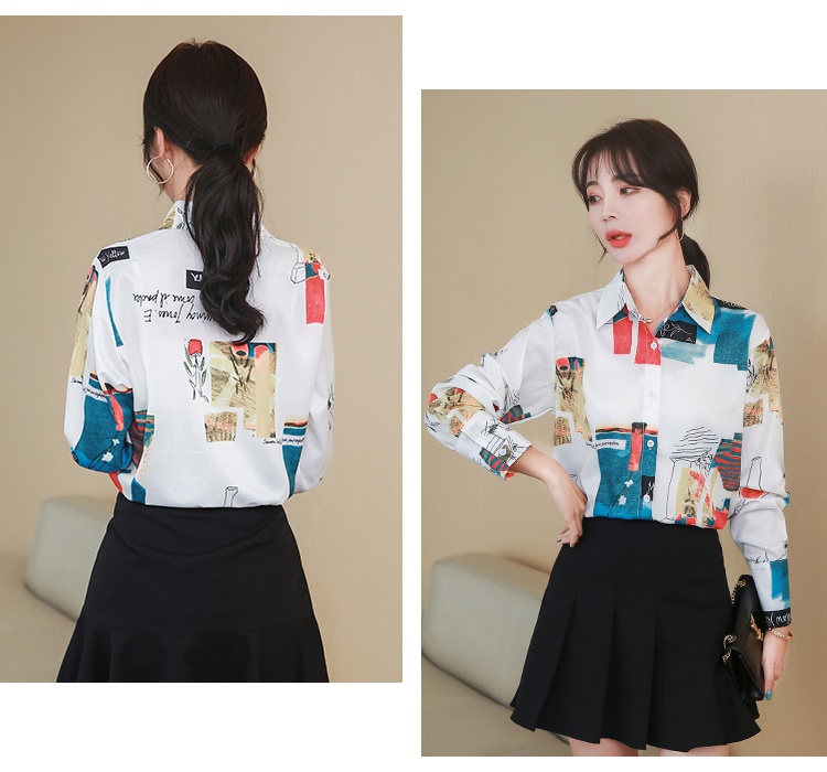 Spring and autumn long sleeve coat autumn niche tops
