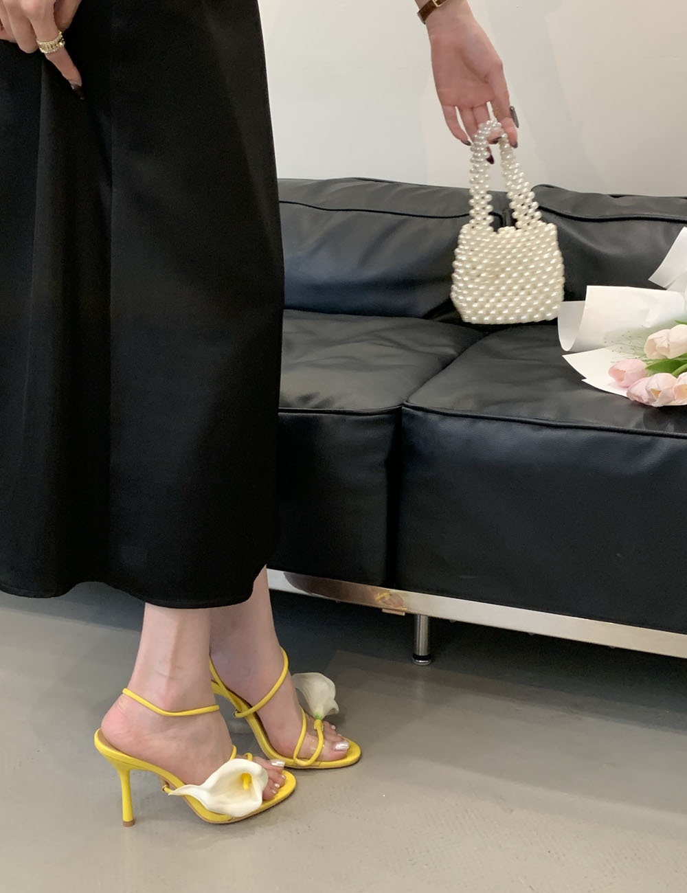 Stereoscopic summer sexy open toe high-heeled sandals for women