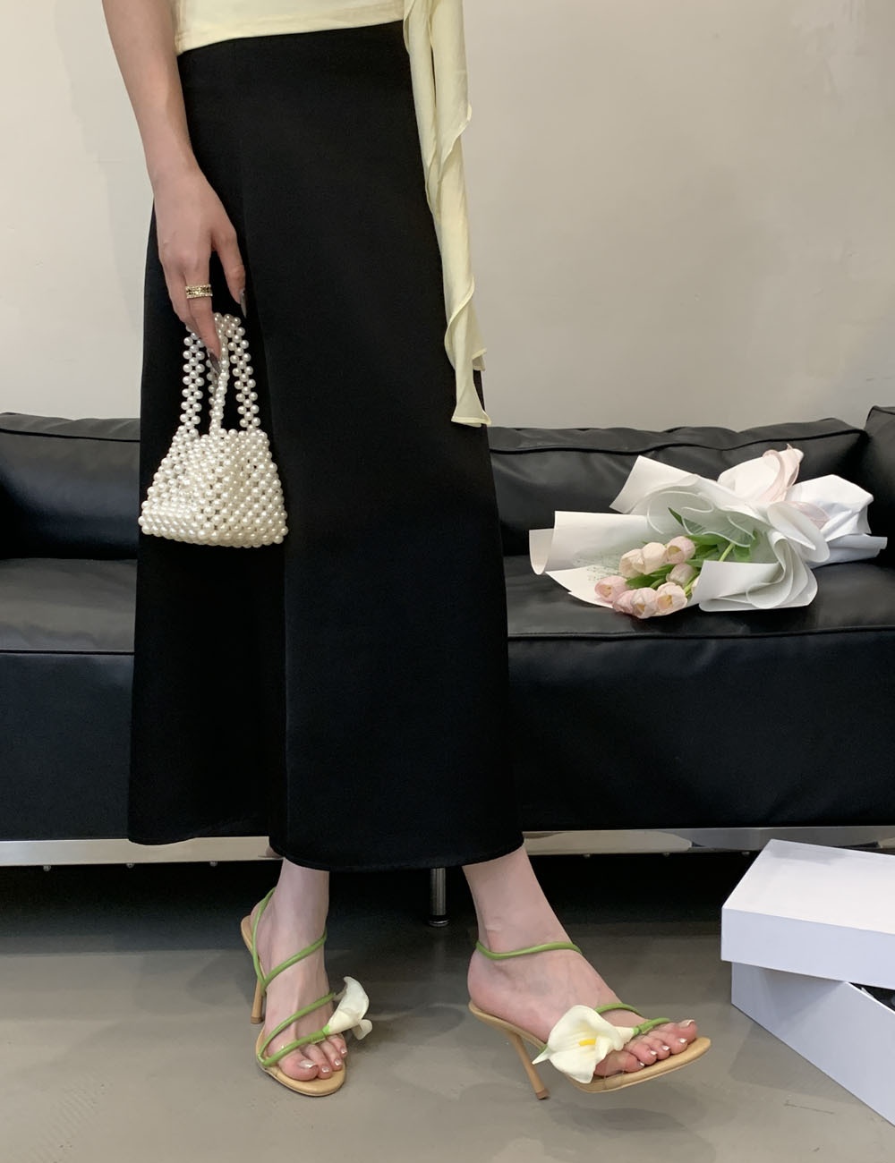 Stereoscopic summer sexy open toe high-heeled sandals for women