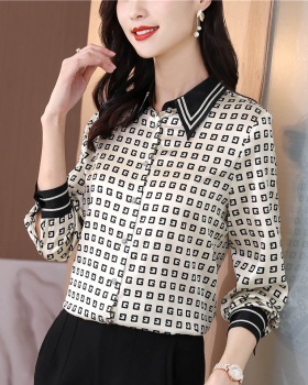 Loose shirt spring and autumn tops for women