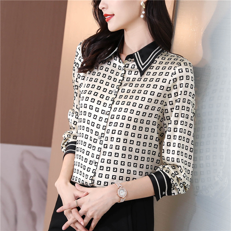 Loose shirt spring and autumn tops for women