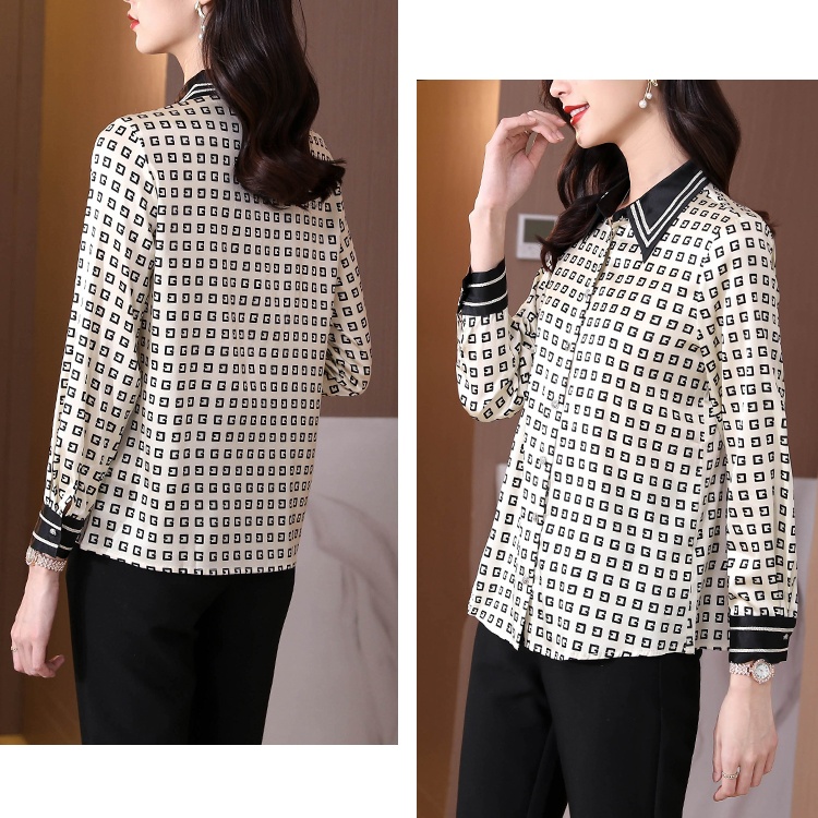 Loose shirt spring and autumn tops for women