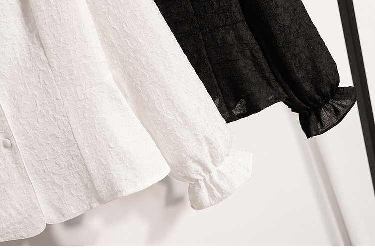 Niche slim tops large yard pinched waist shirt