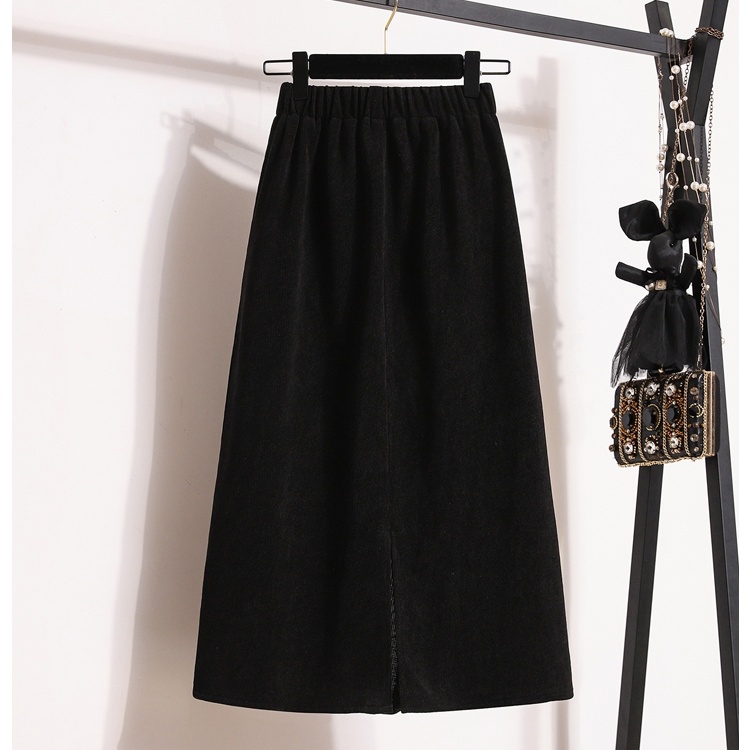 Package hip skirt elastic waist long skirt for women