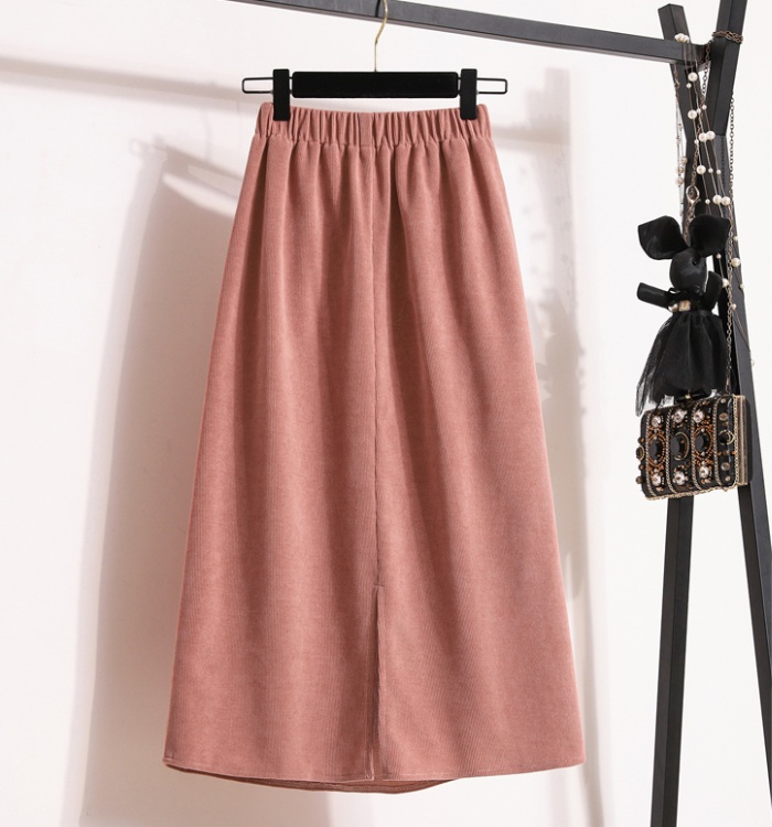 Package hip skirt elastic waist long skirt for women