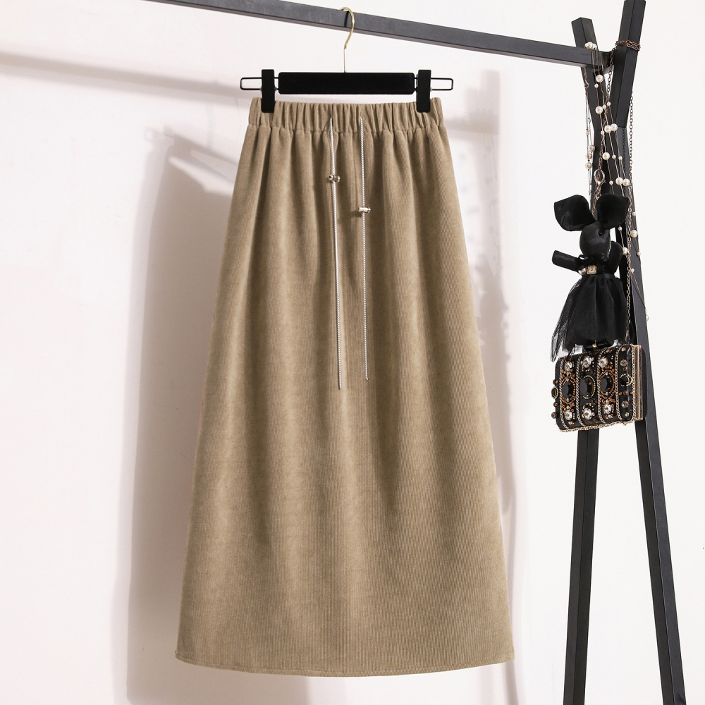 Package hip skirt elastic waist long skirt for women