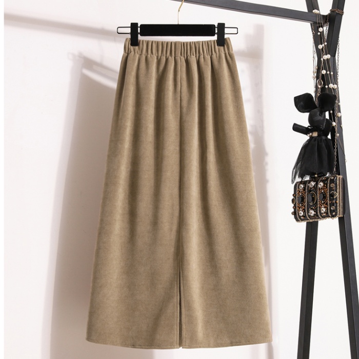 Package hip skirt elastic waist long skirt for women