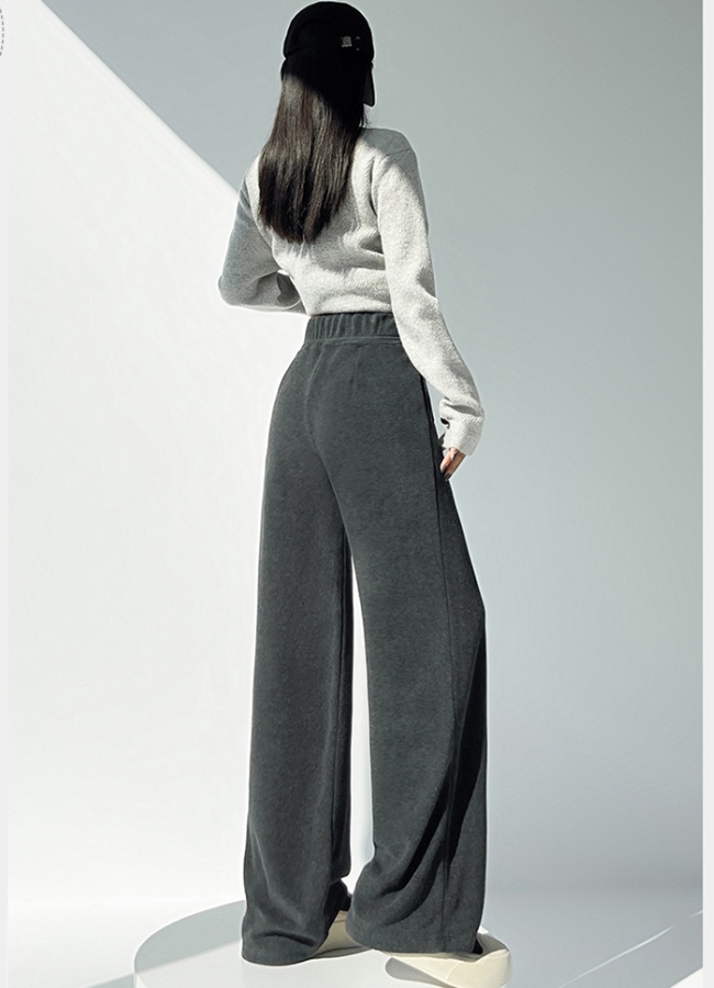 Straight slim wide leg pants Casual lazy sweatpants