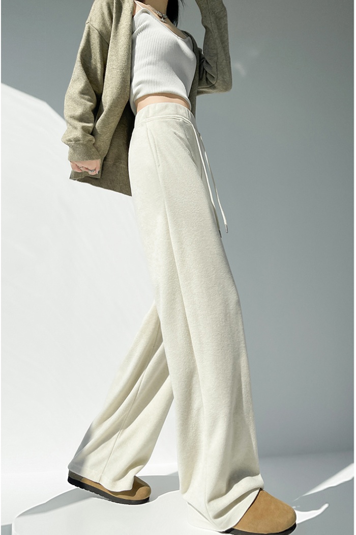 Straight slim wide leg pants Casual lazy sweatpants