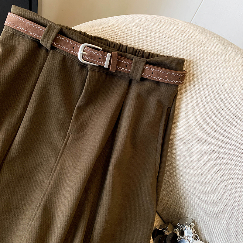 Long Casual skirt summer A-line work clothing for women